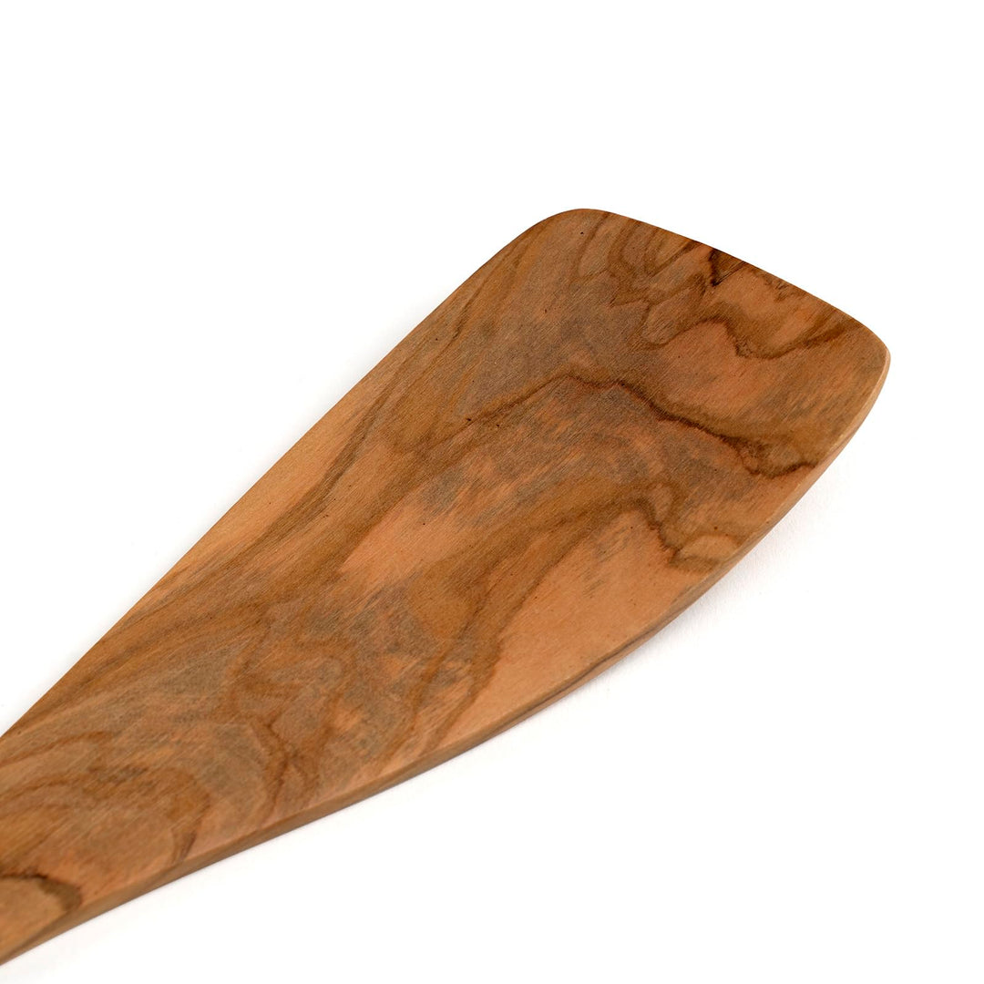 Olive-Wood Handcrafted Curved Spatula