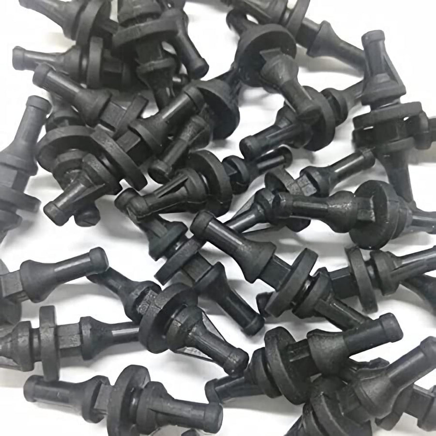 MuMu 100 PCS Computer Fan Mounting Screws Kit, 80/120mm Fan Screws for Replacement Computer Screws, Fan Damping Rubber Rivet/Rubber Case Fan Mounts for PC Fan Reducing Noise
