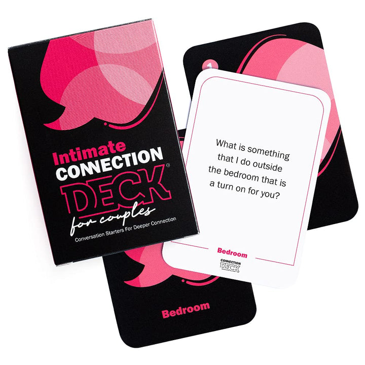 Card Game for Couples - Connecting and Revealing Questions to Ignite A Deeper Relationship - Perfect for Anniversary, Date Night &amp; More (100 Cards)