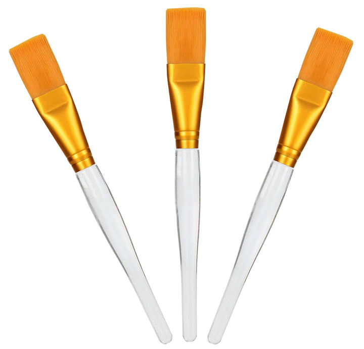 Facial Mask Brush - Premium Soft Face Brushes Mask Applicator for Applying Clay Mask Eye Peel Serum or DIY Needs (3-Pack)