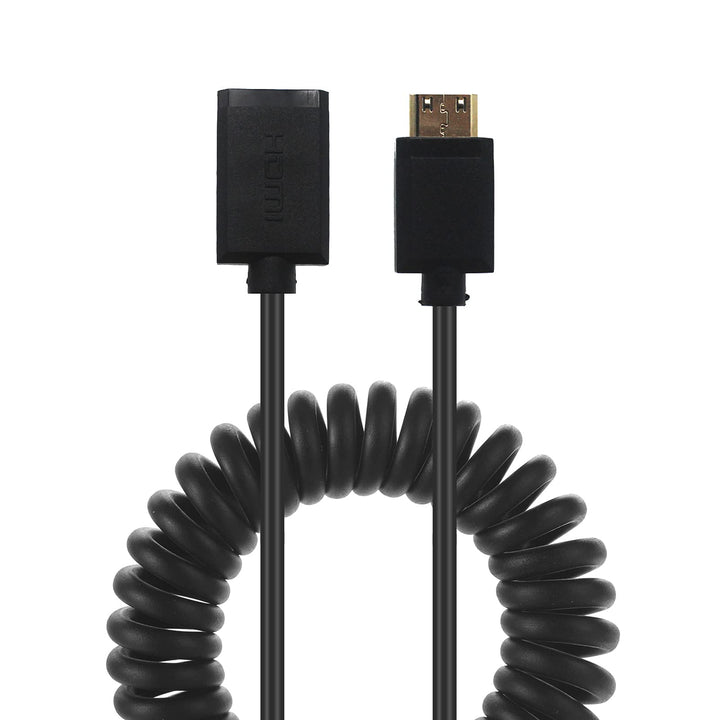 MOTONG Standard 4K HDMI 2.0 to Mini HDMI Cable, Coiled 