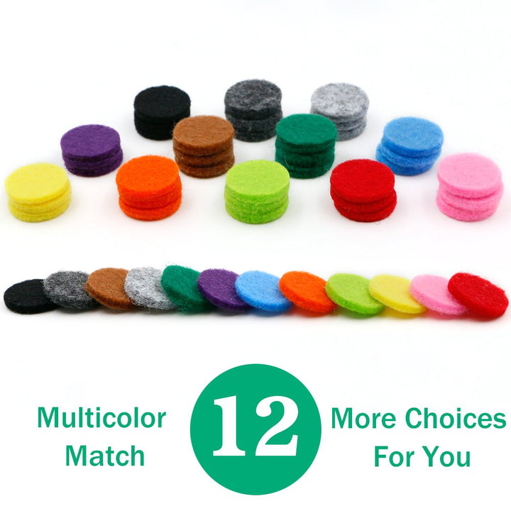 RoyAroma 17mm (2/3 inch) Replacement Felt Pads(48 Piece