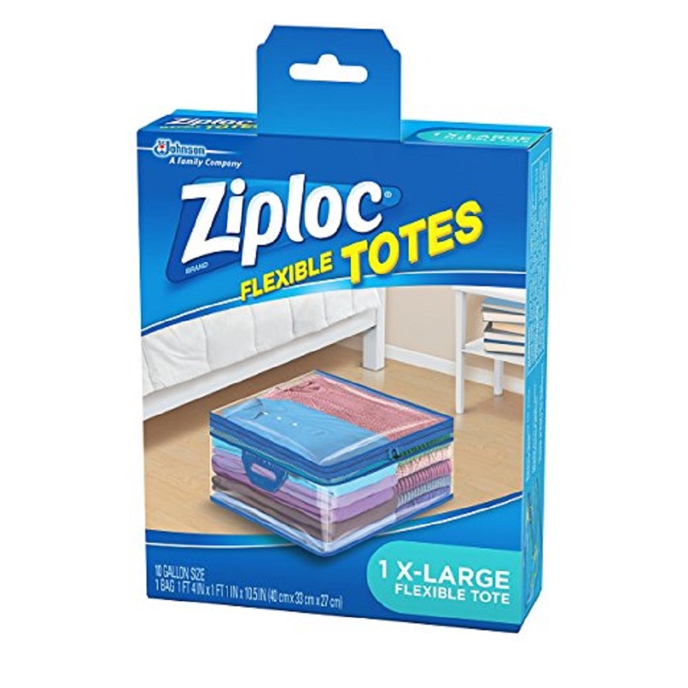 Flexible Totes Clothes and Blanket Storage Bags, Perfect for Closet Organization and Storing Under Beds, XL, 1 Count