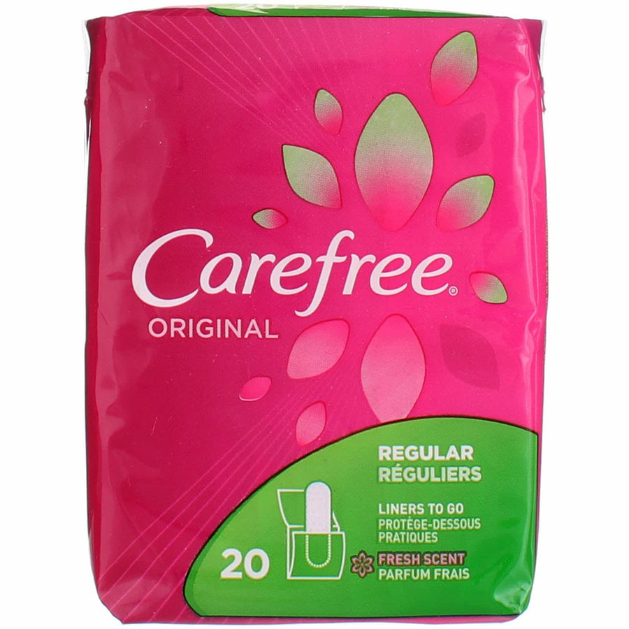Carefree Regular Liners To Go Fresh Scent Pantiliners, 