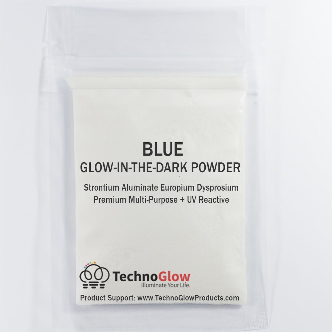 Glow in the Dark Powder, Natural Blue for Resin, Epoxy, Acrylics, Paint, Slime, Sealers - 50 Grams
