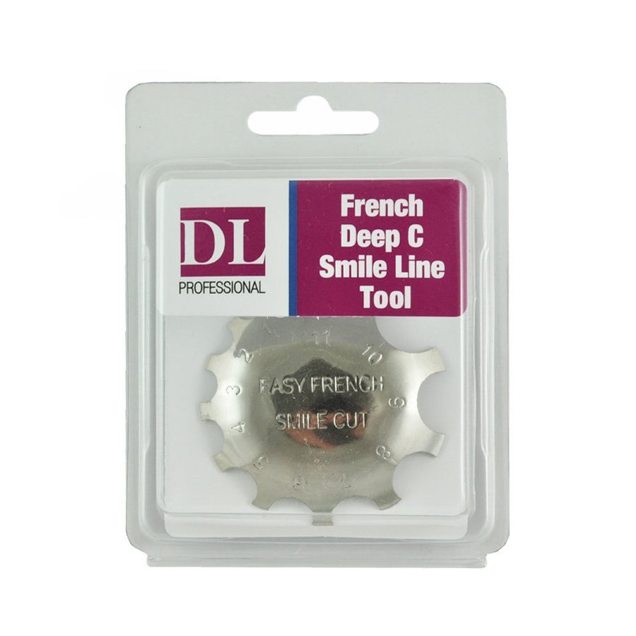 Dl-c311 French Acrylic Gel Cutter Tool Pink & White Cutter Deep C Smile Line