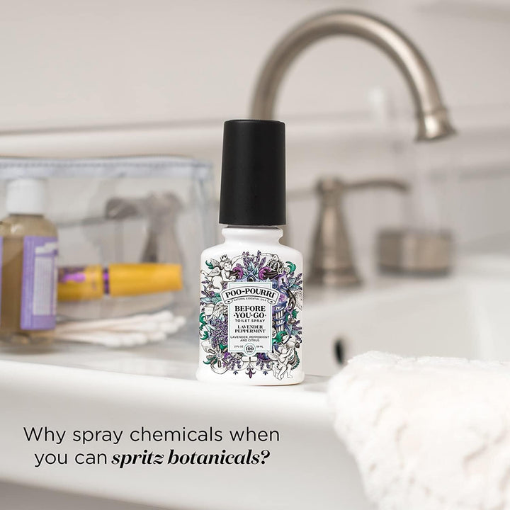 Poo-Pourri Before-You-Go Toilet Spray 2 oz Bottle, Lave