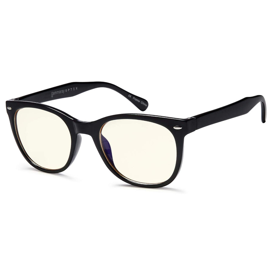 Gamma Ray Blue Light Blocking Glasses for TV, Computer Gaming and Digital Screens with Magnification and Anti Glare UV400