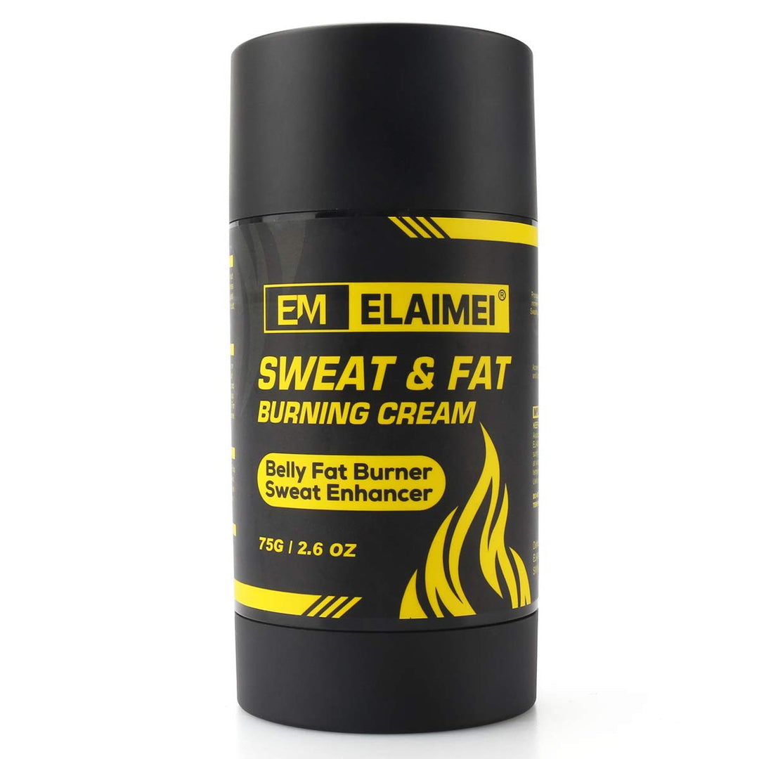 ELAIMEI Fat Burning Sweat Cream, Weight Loss Workout Enhancer Hot Gel for Belly, Slimming / Anti Cellulite Cream for Tummy for Body for Women and Men, Deep Tissue Massage &amp; Muscle