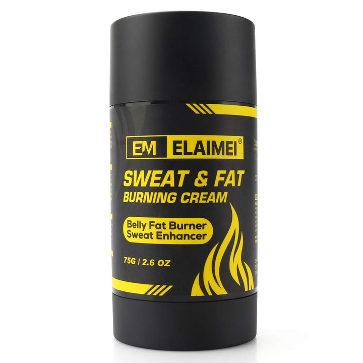 ELAIMEI Fat Burning Sweat Cream, Weight Loss Workout Enhancer Hot Gel for Belly, Slimming / Anti Cellulite Cream for Tummy for Body for Women and Men, Deep Tissue Massage &amp; Muscle