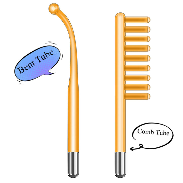 High Frequency Facial Wand Portable Handheld High Frequency Facial Machine with 4 Different Neon Tubes