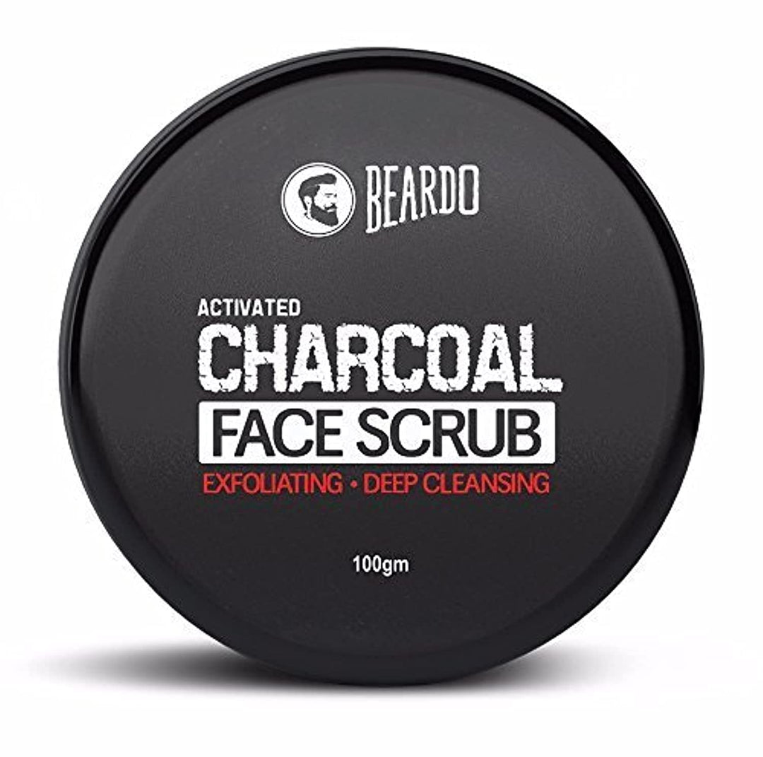 Beardo Activated Charcoal Deep Cleansing Face Scrub, 10