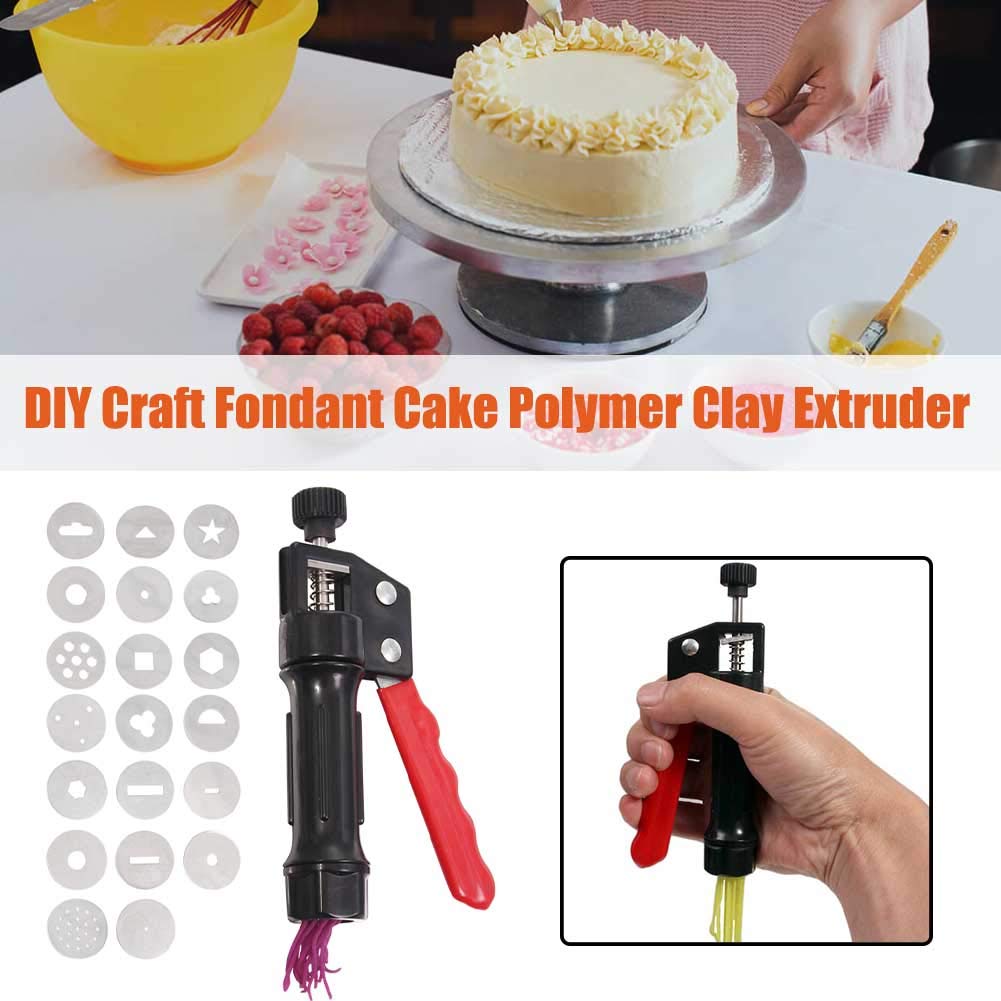 Saycker Clay Extruder Hand-held Soft Clay Mud Squeezer,
