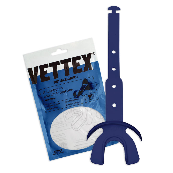 Double Mouthguard with Lip Protection, Navy Blue