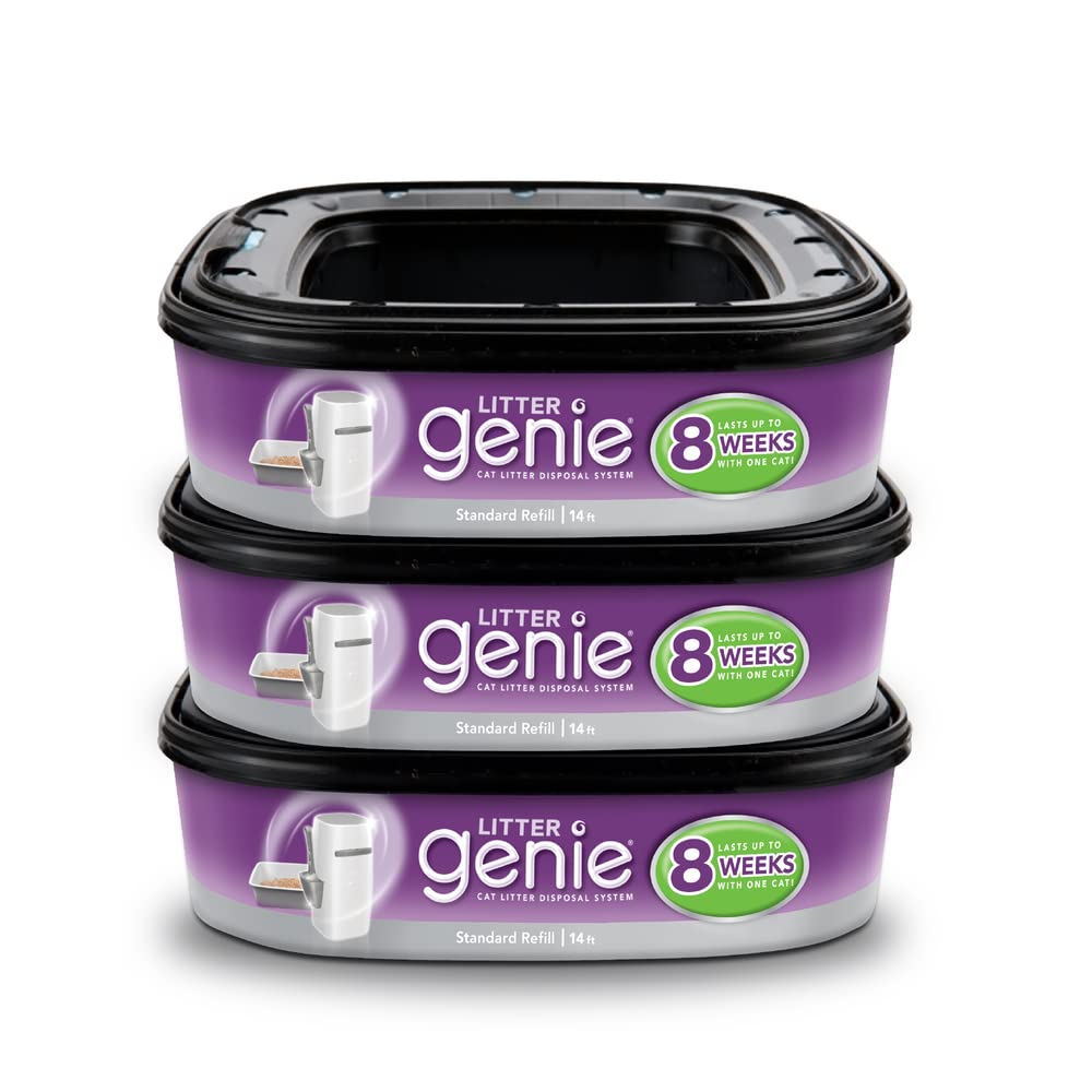 Refill Bags (3-Pack) Multi-Layers of Odor-Barrier Technology 1 Square Refill Lasts Up to 2 Months