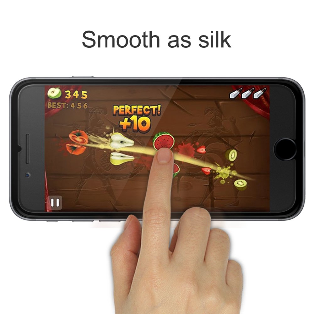 Matte Glass Screen Protector for iPhone 8 7 6s 6 Anti-Glare & Anti-Fingerprint 9H HD Clear Tempered Glass Film Smooth as Silk (Not for SE 2020)