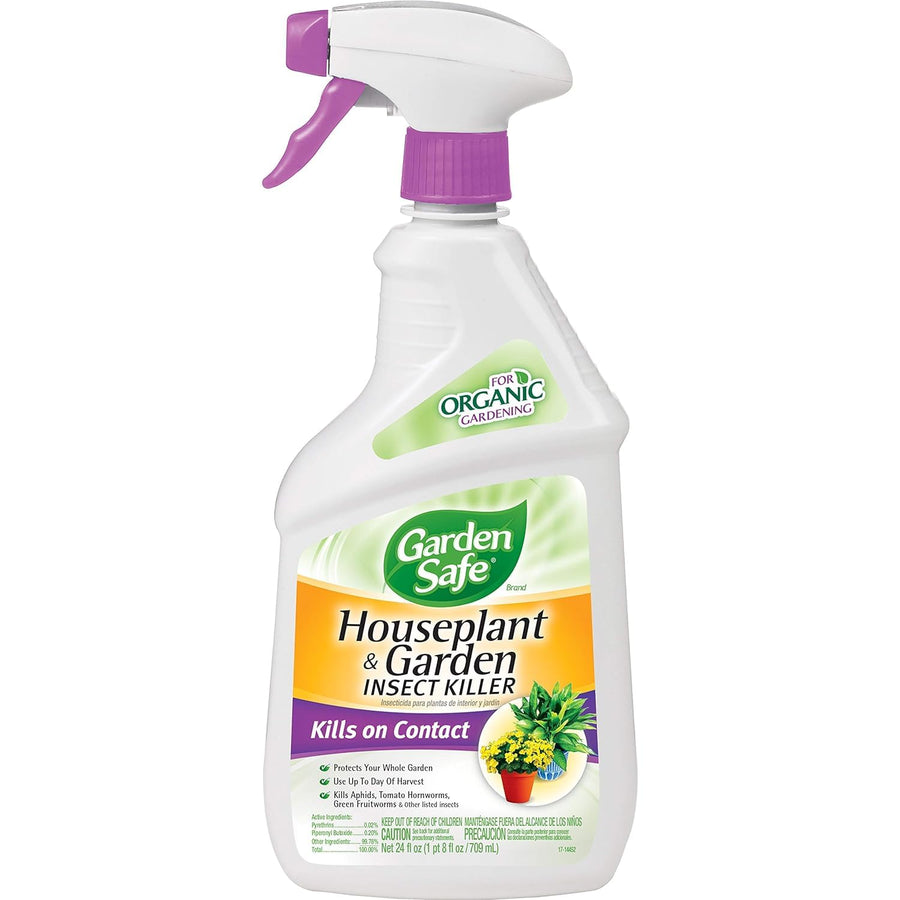 Houseplant and Garden Insect Killer, 24-Ounce Spray, Pack of 1