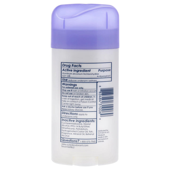 Unisex Invisible Solid Fresh Scent AntiPerspirant Deodorant
