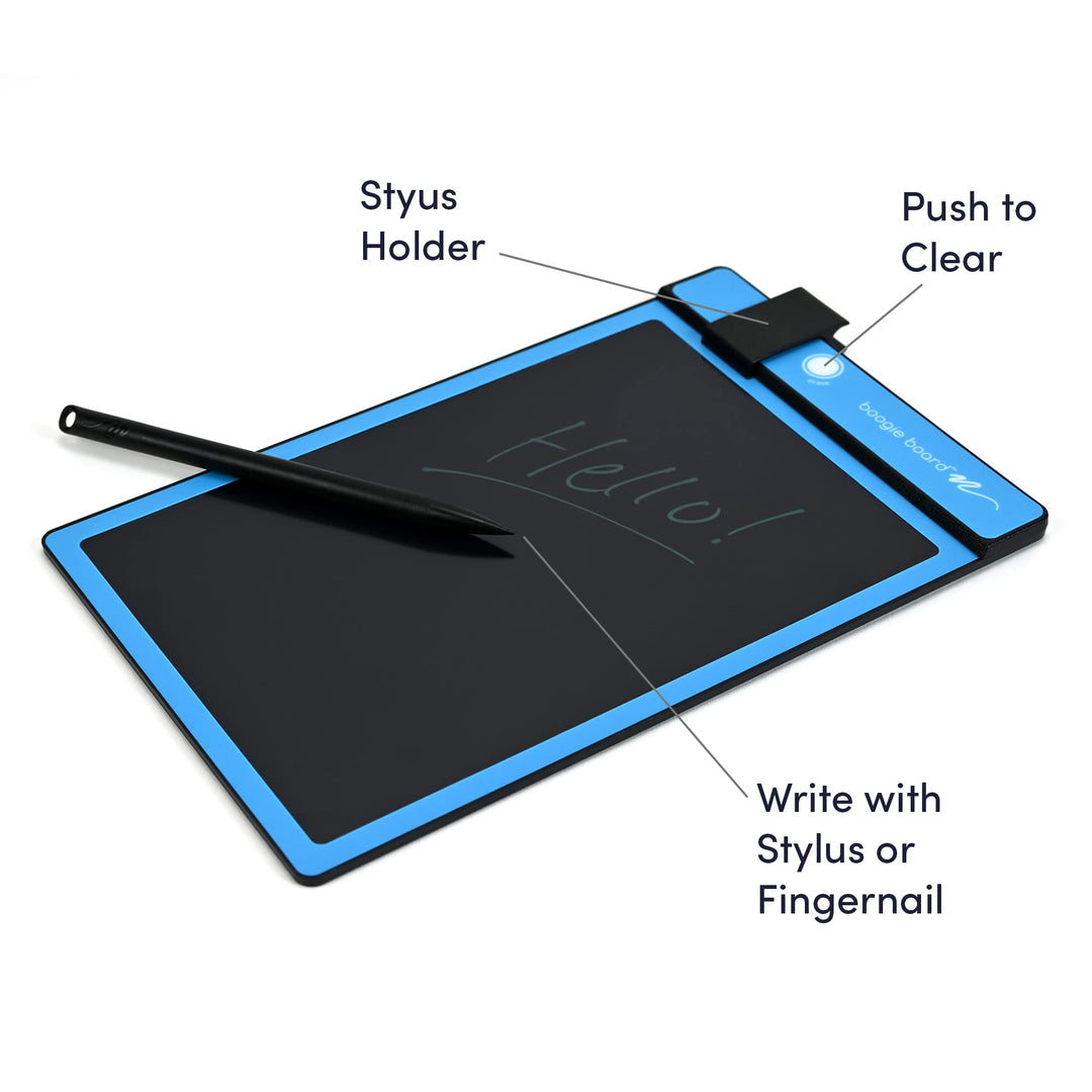 Basics Reusable Writing Pad - Digital Drawing Tablet, LCD Writing Pad with Instant Erase and Stylus Pen - Perfect for Writing, Drawing, and Note-Taking