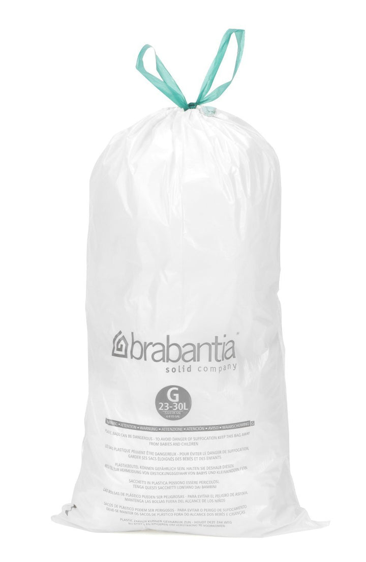 Trash Bags, 6-8 gallon/20-30 liter, Size G
