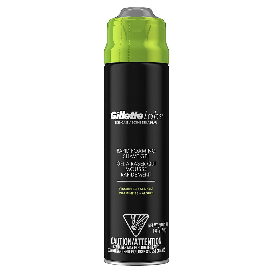 Rapid Foaming Shave Gel for Men Labs, 7 OZ