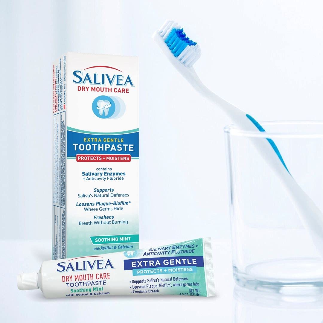 Salivea Dry Mouth Care Salivea Dry Mouth Toothpaste Wit
