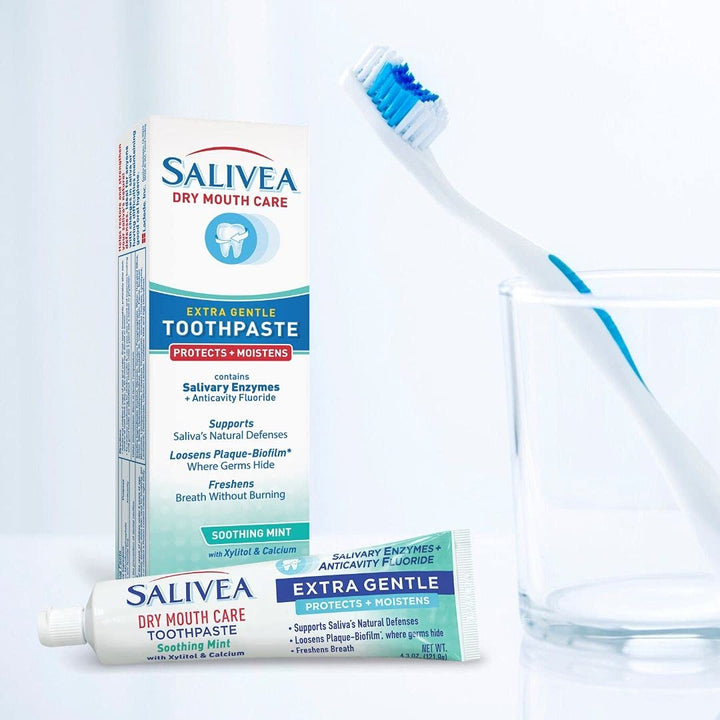 Salivea Dry Mouth Care Salivea Dry Mouth Toothpaste Wit