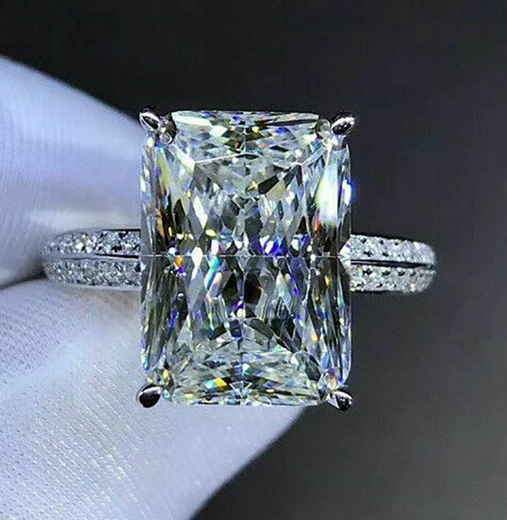 Longfu Fashion Jewelry 925 Sterling Silver Perfect Squa