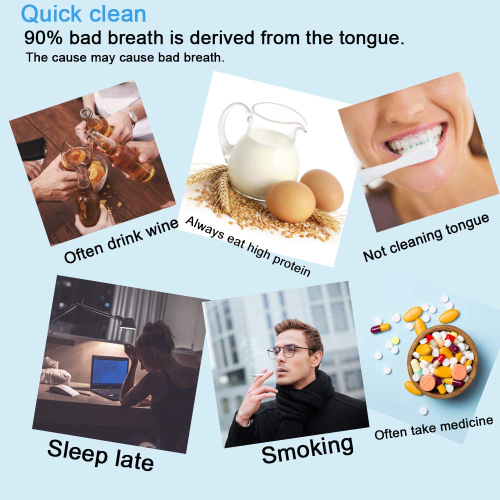 New Version Tongue Scraper Cleaner for Adults &amp;