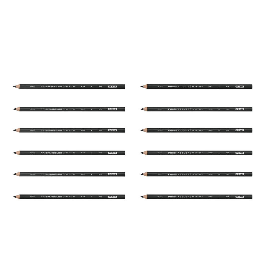 Prismacolor Premier Colored Pencils, Black Lead/Black B