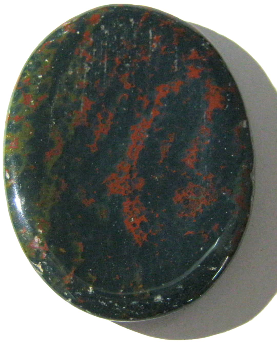 CRYSTALMIRACLE EXCLUSIVE BLOODSTONE WORRY STONE THUMB S