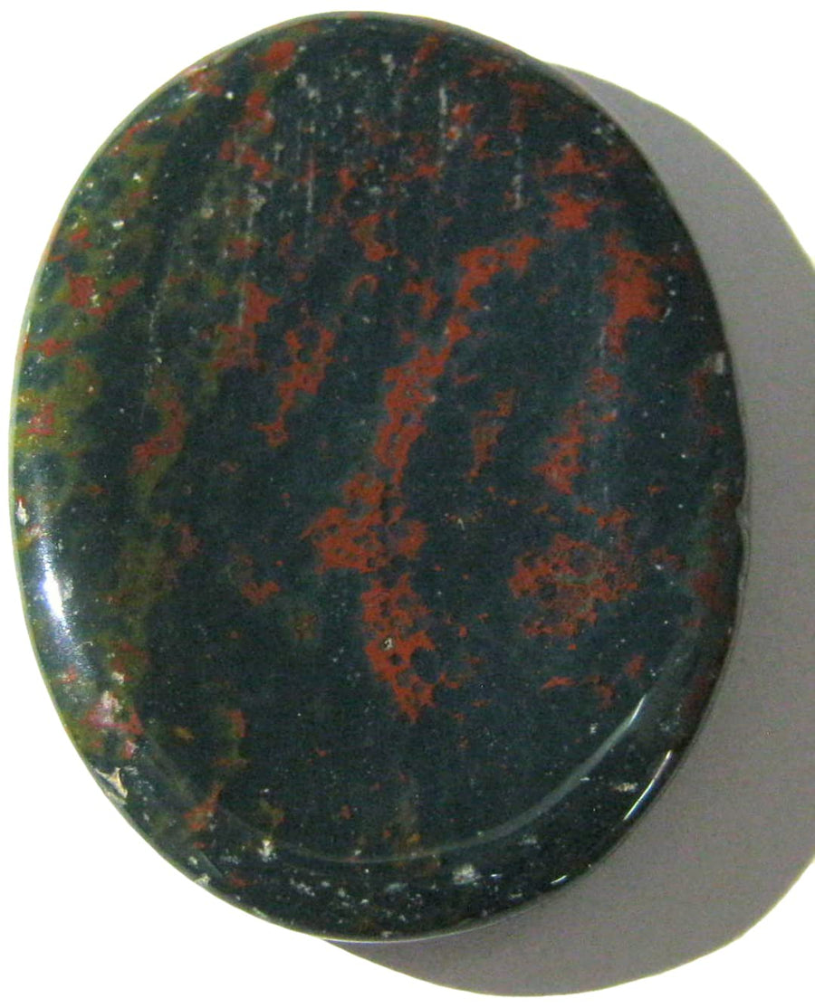 CRYSTALMIRACLE EXCLUSIVE BLOODSTONE WORRY STONE THUMB S