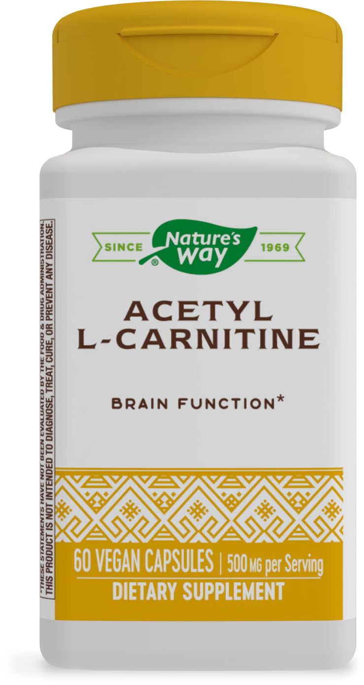 Nature's Way Acetyl L-Carnitine, Supports Brain Fun