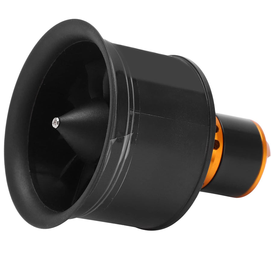 Ducted Fan with Motor, 50mm EDF 12 Blades Ducted Fan with QF2611-4600KV 3-4S Brushless Motor for RC Airplane(CCW)