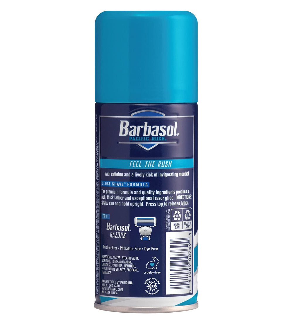 Shave Cream 7 Ounce (Pacific Rush, Pack of 1)