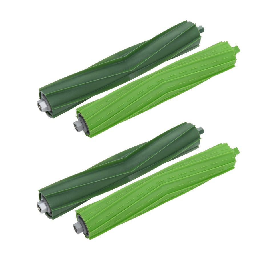 2 Set Replacement Rubber Brush Compatible for iRobot Roomba E Series E5 E6 j Series j5 j6 j7 j8 i Series i7 i7+ i7 Plus i1 i1+ i3 i3+ i4 i4+ i6 i6+ i8 i8 Plus Vacuum Cleaner