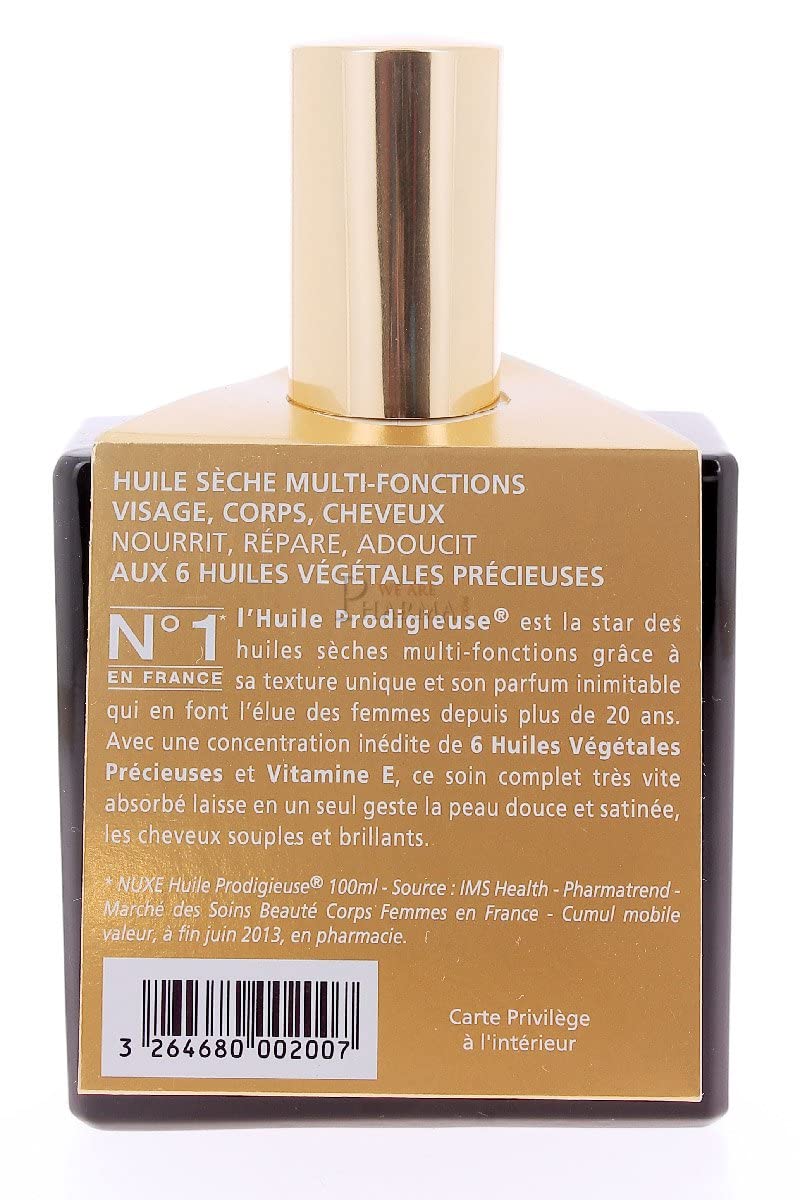 Huile Prodigieuse Multi,Purpose Dry Oil, 3.3 Fl Oz