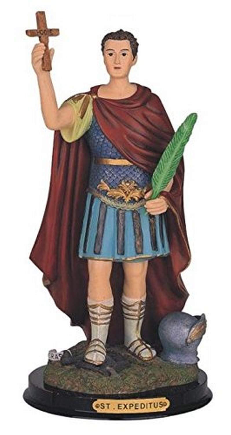 Saint Expedites Holy Figure Religious Statue Decor, 12