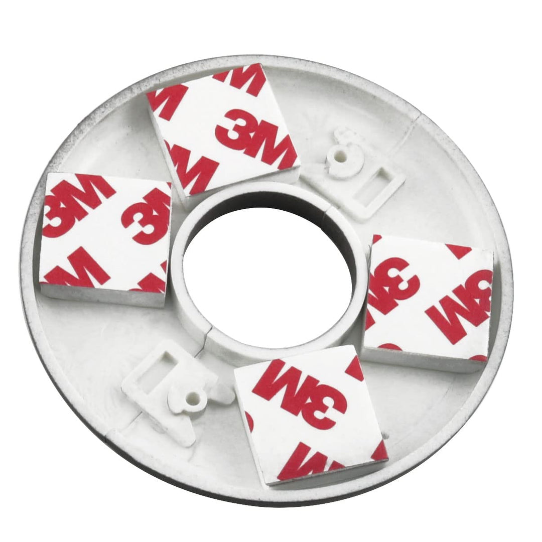 2pcs Pipe Hole Air Conditioning Hole Decorative Cover 28x80mm Snap On Black Round Cover Round Escutcheon Plate