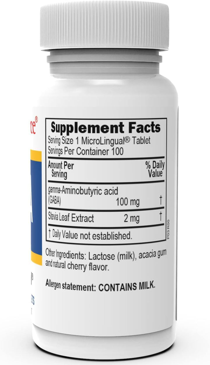 Superior Source GABA 100 mg, Quick Dissolve MicroLingua