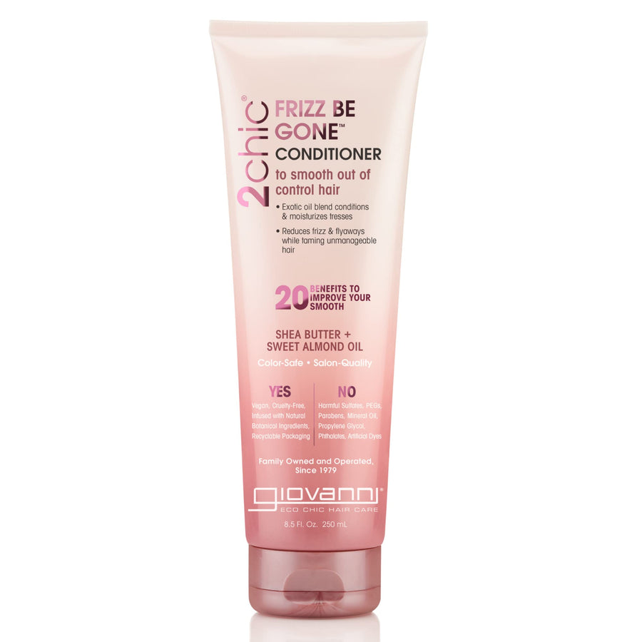 2chic Frizz Be Gone Conditioner, Shea Butter Almond 8.5 Oz Cosmetics