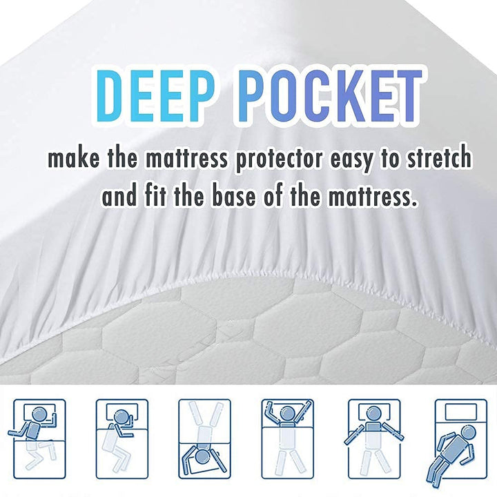 MATBEBY Bedding Quilted Fitted RV Short Queen Mattress 