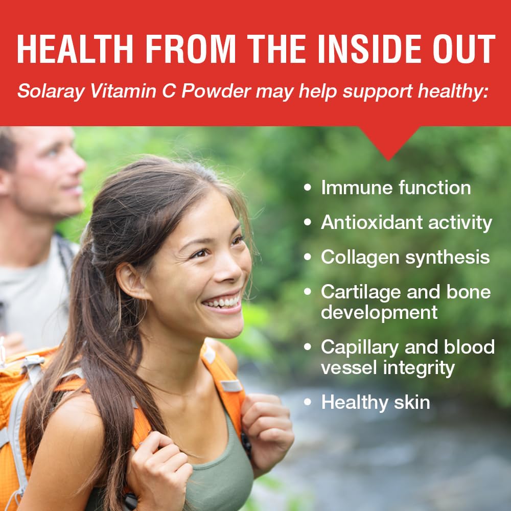 SOLARAY Vitamin C Crystalline Powder 8 oz Powder