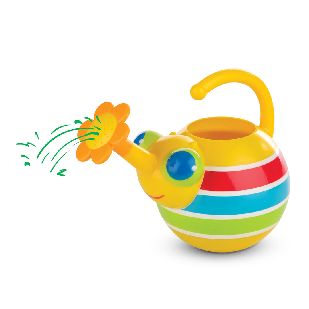 Melissa &amp; Doug Sunny Patch Giddy Buggy Watering Can With Flower-Shaped Spout - Kid-Friendly Garden-Themed Pretend Play Watering Can For Kids