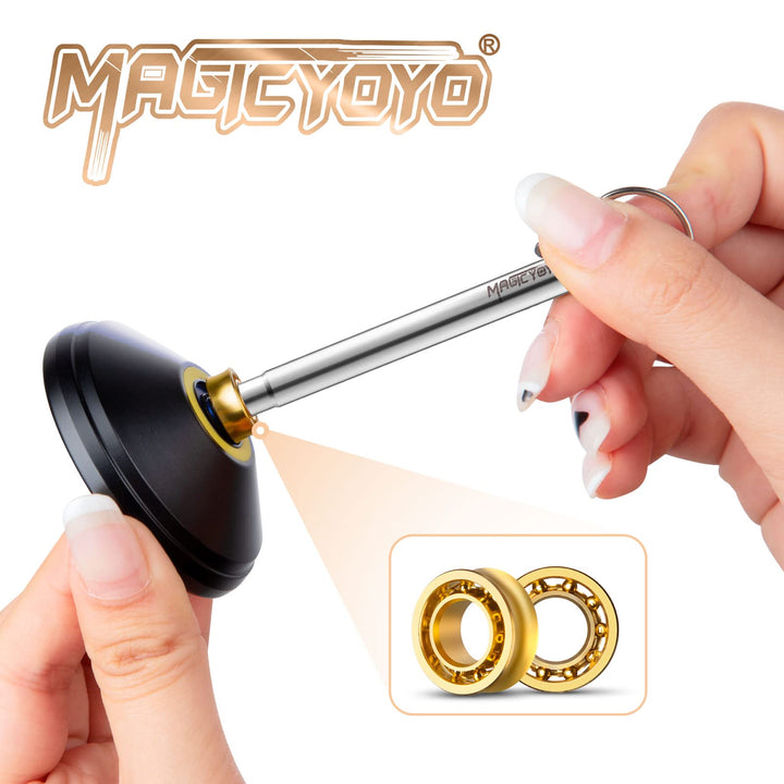 Unresponsive Yoyo Ball Bearings, Pack of 2 Golden Plate