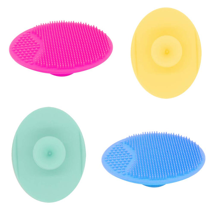 Set of 8, Beauty Tool Brush Set, 4 Silicone Face Scrubbers Exfoliating Brushes Facial Cleaning Brushes, 2 Silicone Exfoliating Lip Scrub Brushes and 2 Silicone Brushes