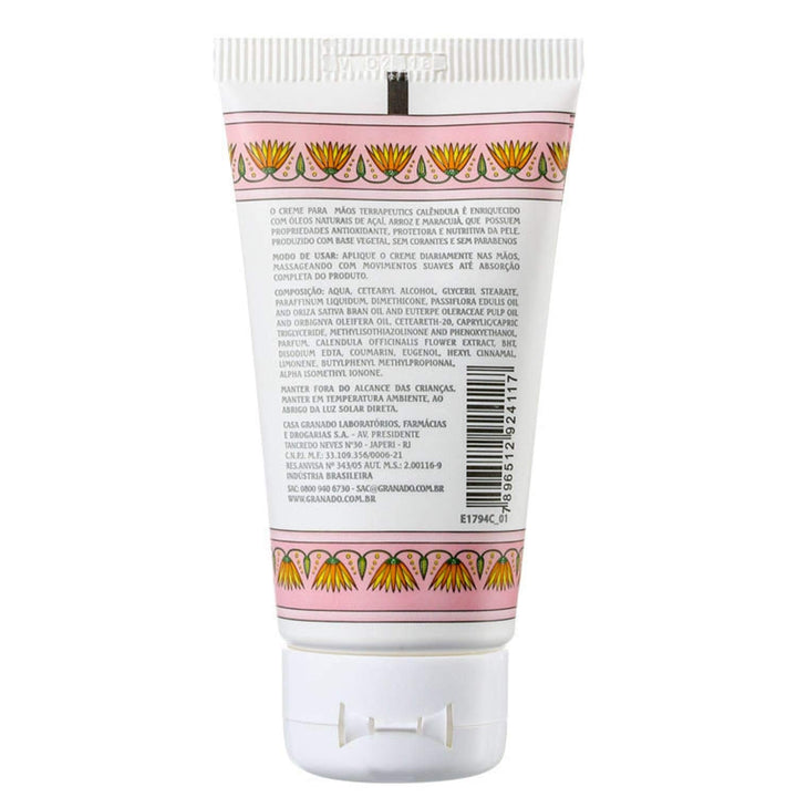Linha Terrapeutics Creme Para Maos Calendula 50 Ml ( Terrapeutics Collection Pot Marigold Hand Cream 1.7 Fl Oz)