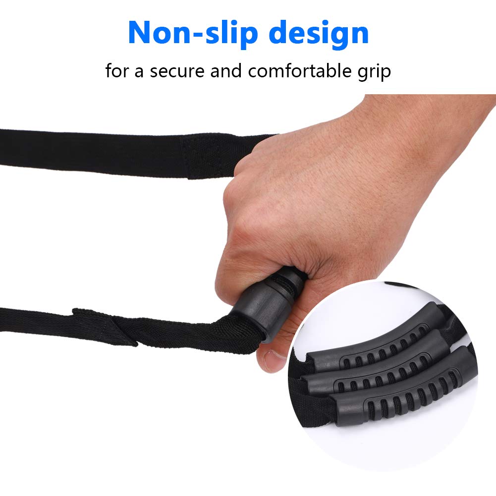 HNYG Bed Rope Ladder Caddie, Bed Ladder Assist Handles 
