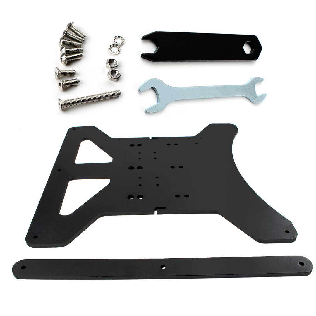 3D Printer CR10 Modular Y Carriage Plate Upgrade 260mm for 2020V/2040V Aluminum Profile Heated Bed Support 3-Point Leveling for CR-10S Hot Bed