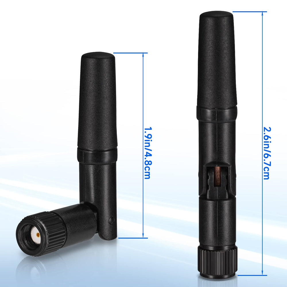 Eightwood Small WiFi Antenna Dual Band 2.4GHz 5GHz RP-S